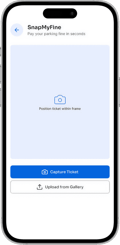 Payment screen