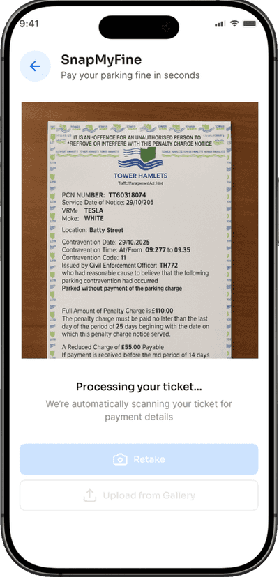 Step 2: Processing ticket