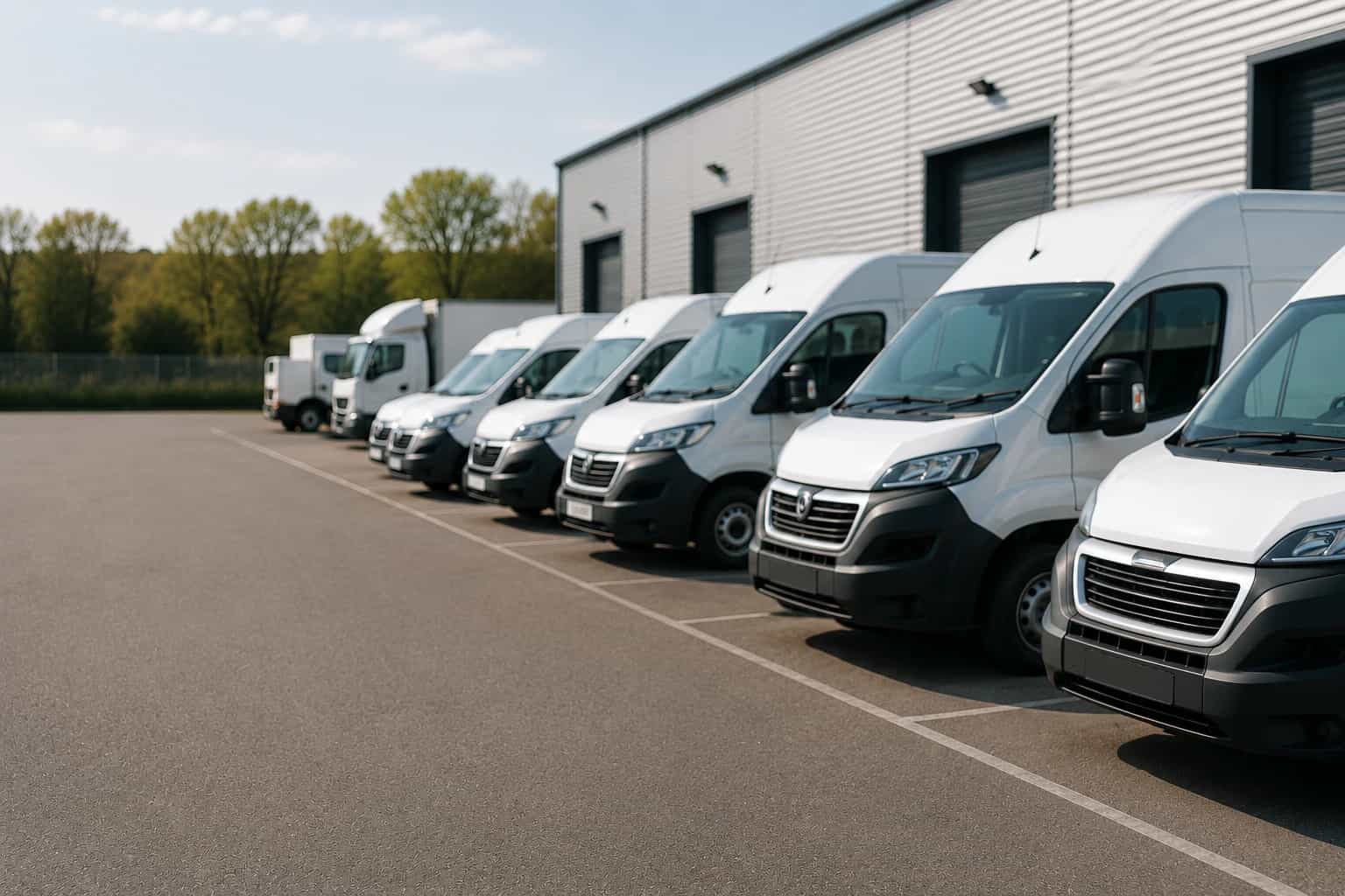 Fleet of commercial vehicles